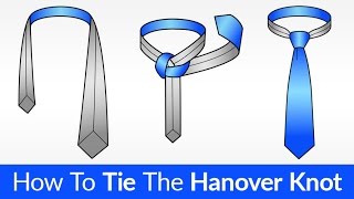 Best Knot For LARGE Men  How To Tie The Hanover Knot  Double Windsor Close Cousin [upl. by Assenov]