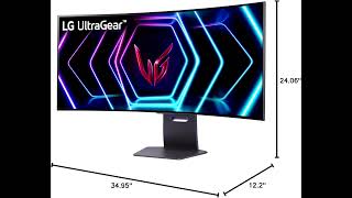 LG UltraGear 39GS95QE 39quot OLED Curved Gaming Monitor Review  WQHD 240Hz 003ms [upl. by Modeste]