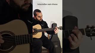 Interstellar main theme  Marco Infurna interstellar stefproject guitar acoustic shorts cover [upl. by Betty]