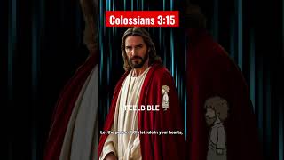 🙏 Colossians 315  Bible verse that Leads you Heaven  Jesus Christ  Pray for God [upl. by Asile]