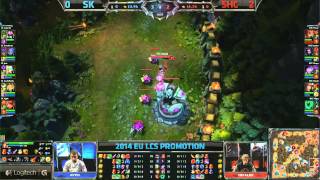 SK vs SHC G3  LCS 2014 EU Spring Promo [upl. by Helyn]