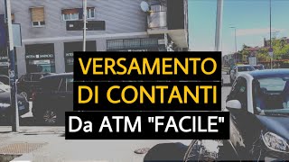 VERSAMENTO Contanti  Intesa San Paolo ATM [upl. by Fisch]