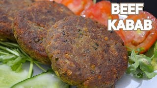 Beef Shami Kabab Recipe by YES I CAN COOK BeefKabab IftarSpecial 2019Ramazan [upl. by Janeczka495]