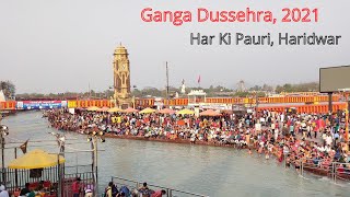 Har ke Pauri Ganga Dussehra 2021 Haridwar Land of Ganges Uttarakhand [upl. by Ayekat]