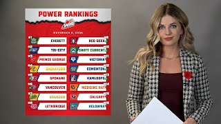 WHL Power Rankings Week Seven – Here come the Americans [upl. by Norted]