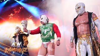 The STARS of CMLL make their AEW inring DEBUT in 8man action  2224 AEW Rampage [upl. by Hitchcock42]