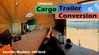 The Ultimate Cargo Trailer Conversion  Sleek Modern and Functional 7x12 [upl. by Held]