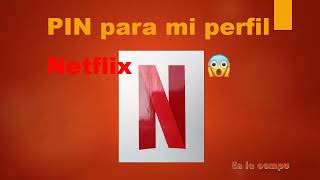 Cómo poner Clave a mi Netflix  En la Compu  comolohago [upl. by Malva]