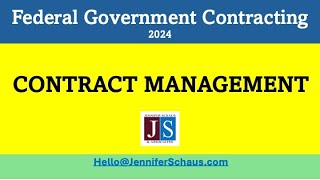 2024 GovCon Summer Shorts  Contract Management 1 of 10 [upl. by Jaquiss]