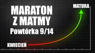 Powtórka do Matury z Matmy PP i PR 914  ULTRA Maraton do Matury z Matematyki [upl. by Ellehcsor]