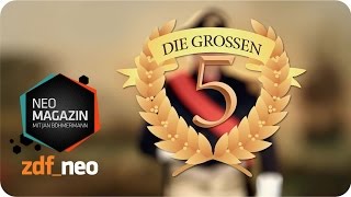 “Die großen 5” mit Olli Schulz und Jan Böhmermann  NEO MAGAZIN  ZDFneo [upl. by Iad876]