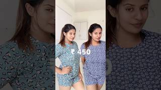 😍🎀 Sleepwear Haul 🛍️✅ shorts haul rehnaimiya [upl. by Farlie438]