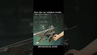 How the car window work mechanism engineering mechanical automobile [upl. by Ledniahs54]