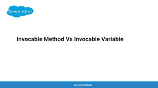 Invocable Method Vs Invocable Variable [upl. by Whang716]