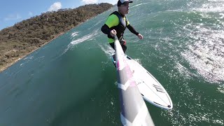 DOWNWIND FOILING Patonga to Palm beach [upl. by Sola13]