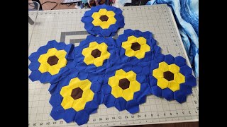 Sunflower Quilt for Ukraine  Legal Quilts Supports Ukraine [upl. by Meghan]