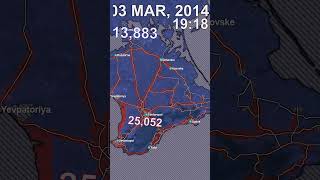 2014 Invasion of Crimea Mapping Short ukraine crimea [upl. by Natasha]