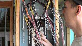 How to Wire an Electrical Panel  Square D [upl. by Anawak703]