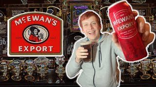 Scottish Guys Honest Review of McEWANS EXPORT [upl. by Syd937]