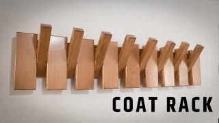 How to build a Modern Coat Rack  DIY Project [upl. by Sower]