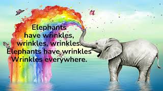 Elephants have wrinkles [upl. by Dagna]