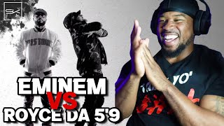 EMINEM VS ROYCE DA 59  ECHO  WHO WON THE BME BATTLE MARSHALL MONDAY SHT [upl. by Asp215]