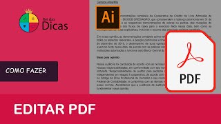 COMO EDITAR PDF  ILLUSTRATOR [upl. by Curt]