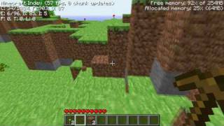 Lets Play Minecraft Indev Episode 1 The Beginning [upl. by Pacian]