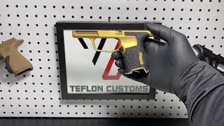 Custom Sig Sauer P365 Cerakote Gold [upl. by Awuhsoj]