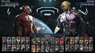 Injustice 2 Flash VS Brainiac [upl. by Llyrehc]