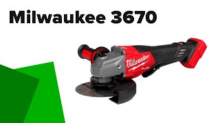 Braking Grinder Milwaukee 3670 Review [upl. by Ramma]