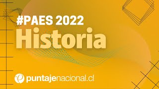 PAES 2022  Historia  Pregunta 1 [upl. by Ceporah]