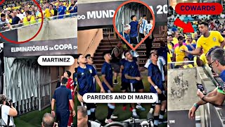 Di Maria and Argentina Players Reaction To Brazilian Fans Spit To Them [upl. by Bethel46]