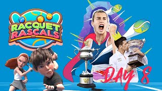 LIVE  Gauff Djokovic De Minaur  AO Racquet Rascals Day 8  Australian Open 2024 [upl. by Hauhsoj]