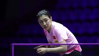 Chen Meng Serve Practice at WTT Champions European Summer Series 2022 [upl. by Dorkus]