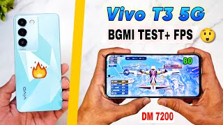 Vivo T3 5G Bgmi Pubg Test Bgmi Graphics Settings gyro   Vivo t3 5g Bgmi Battery drain test [upl. by Corliss]