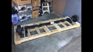 Travel Trailer Bent Dexter TorFlex Axle Problem amp Replacement [upl. by Eceerehs]