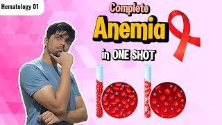 Complete Anemia in ONE SHOT  Hematology  RBC IndicesMBBSIOM [upl. by Yerffoj689]