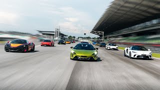 MCLAREN SINGAPORE GOES TO SEPANG INTERNATIONAL TRACK 4K [upl. by Perrins558]