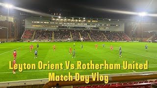 Leyton Orient 10 Rotherham United Vlog  202425 [upl. by Hefter]