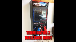 Terminator 2 Wallcade Partycade Arcade1up NoFate v101a soft mod [upl. by Hildy]