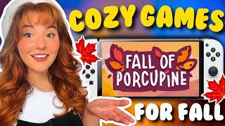 TOP 10 Cozy Games for FALL 🍂  Nintendo Switch  PC [upl. by Airan]