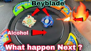 Beyblade Fight In fire Vortex  Best Video Ever [upl. by Kado]