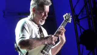 Eddie Van Halen Guitar Solo at Hollywood Bowl 1022015 [upl. by Inavoj]