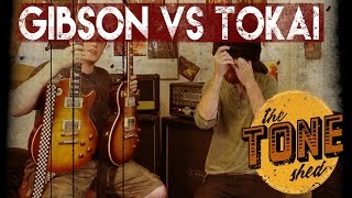 Gibson vs Tokai  BLINDFOLD CHALLENGE [upl. by Vanthe]