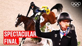 🐴 🇩🇪 Julia Krajewski takes Gold🥇 FULL Equestrian Eventing Jumping Individual Final  Tokyo Replays [upl. by Kaiser]