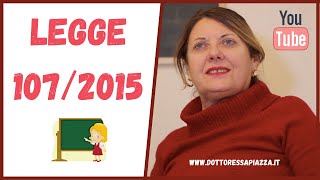 Concorso Scuola 2020  Legge 1072015 [upl. by Jeramey]