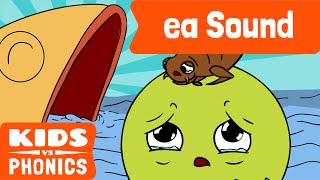 ea  Fun Phonics  How to Read  Made by Kids vs Phonics [upl. by Athenian908]