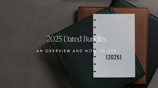 2025 Dated Bundles Planner Flip  Cloth amp Paper [upl. by Aneres]