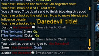 Runescape Completing All Raid Feats How to Unlock Daredevil Title [upl. by Yantruoc]